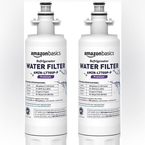 LG LT700P ADQ36006101  Refrigerator Water Filter 2pack Premium Filtration - Picture 2 of 5